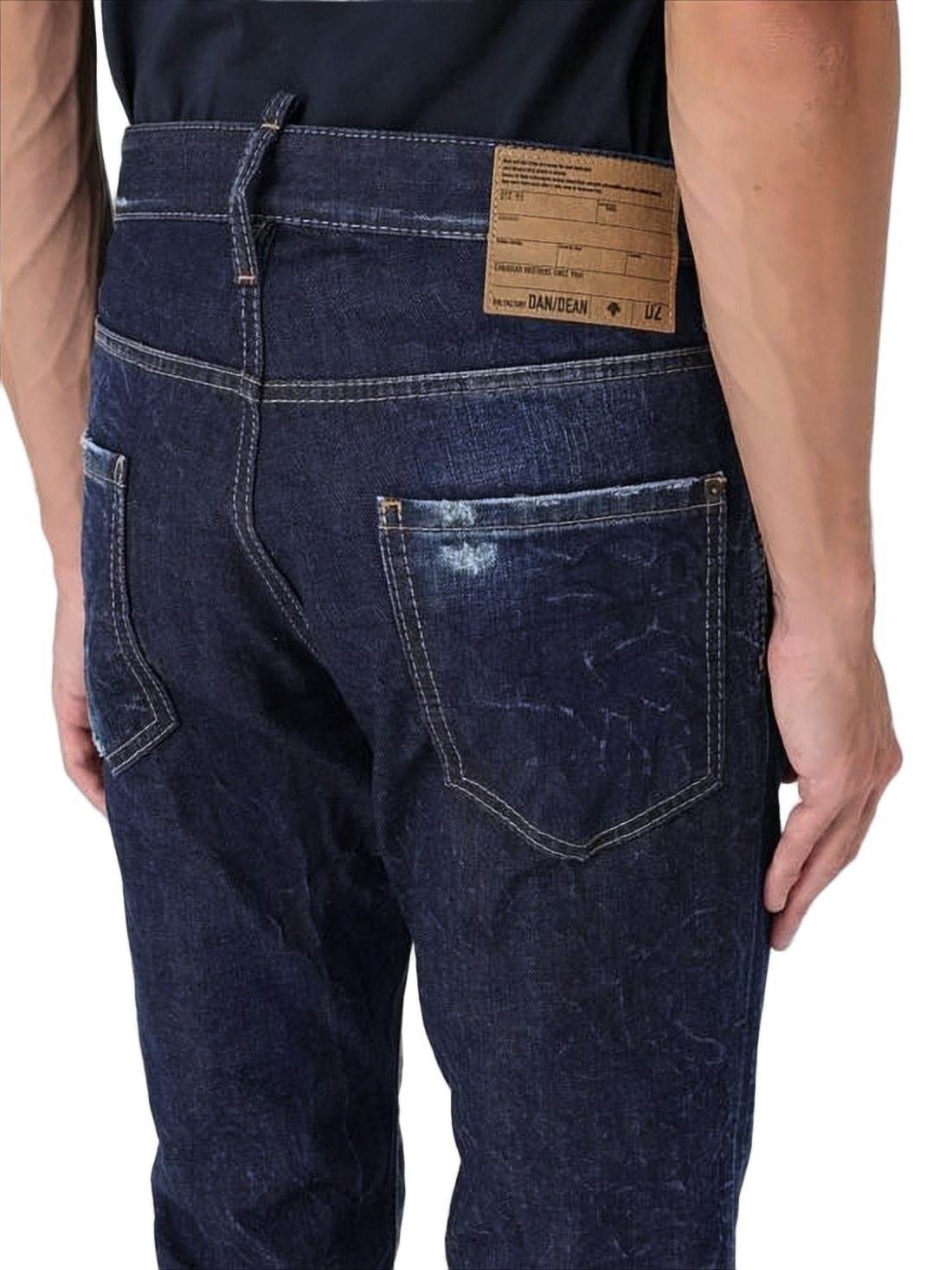 Straight-Leg Denim Pants