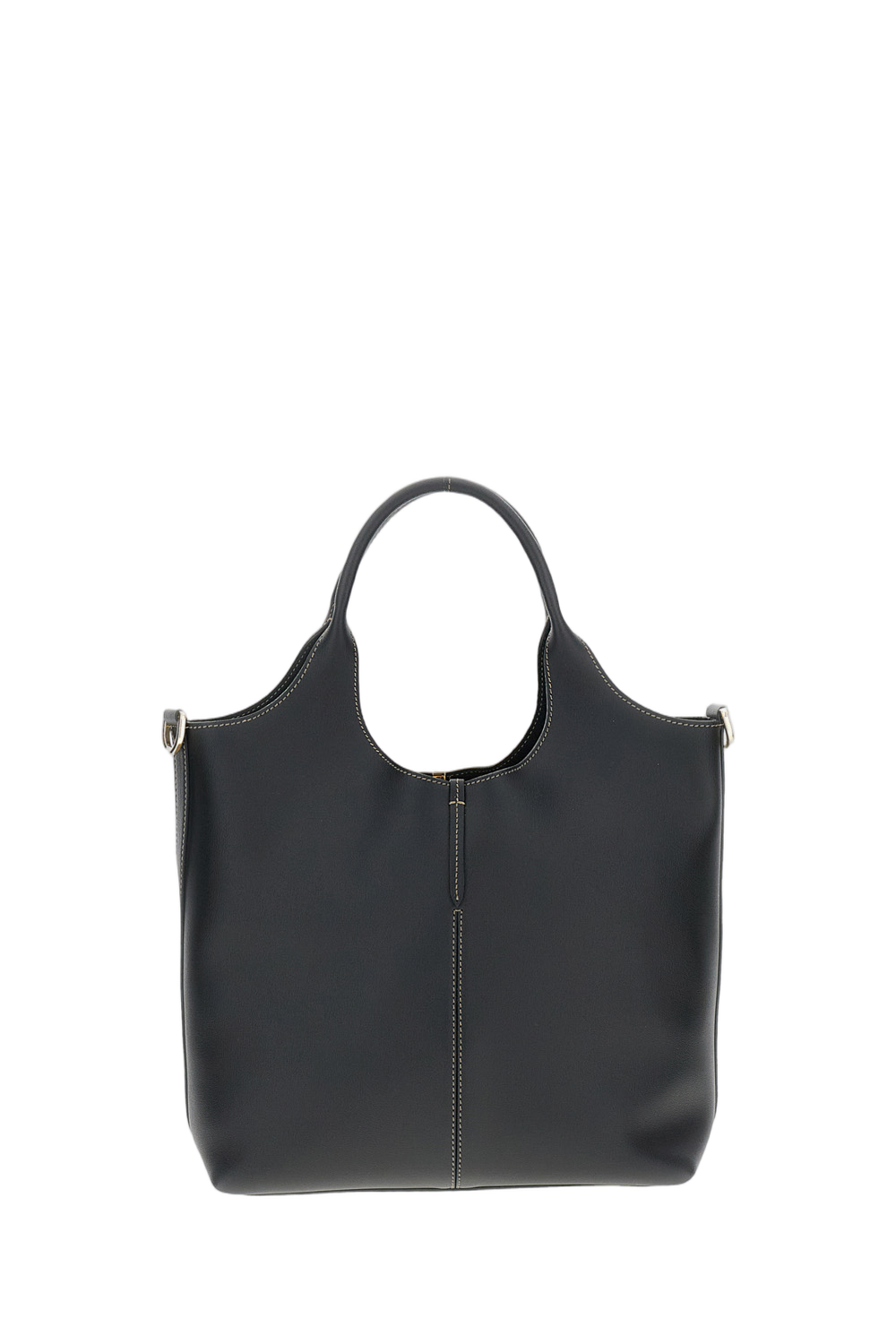 Smooth Calfskin Leather Bag With Engraved Logo