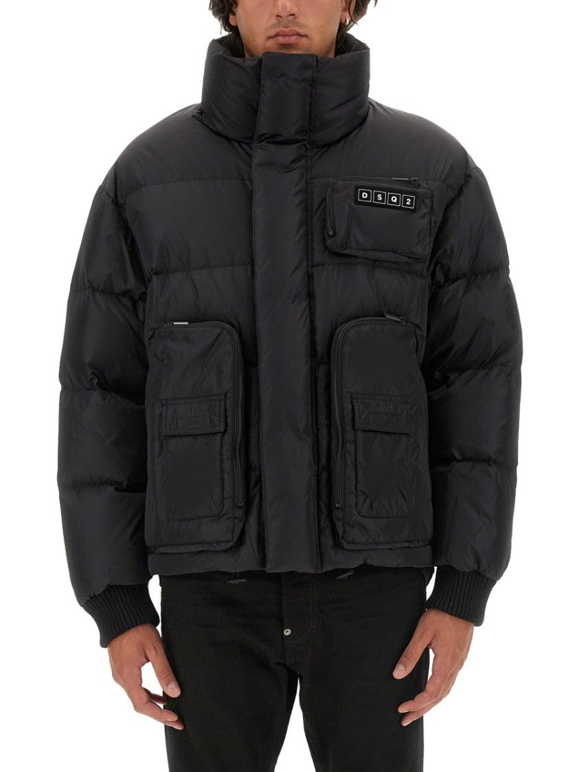 Boxy Black Down Jacket