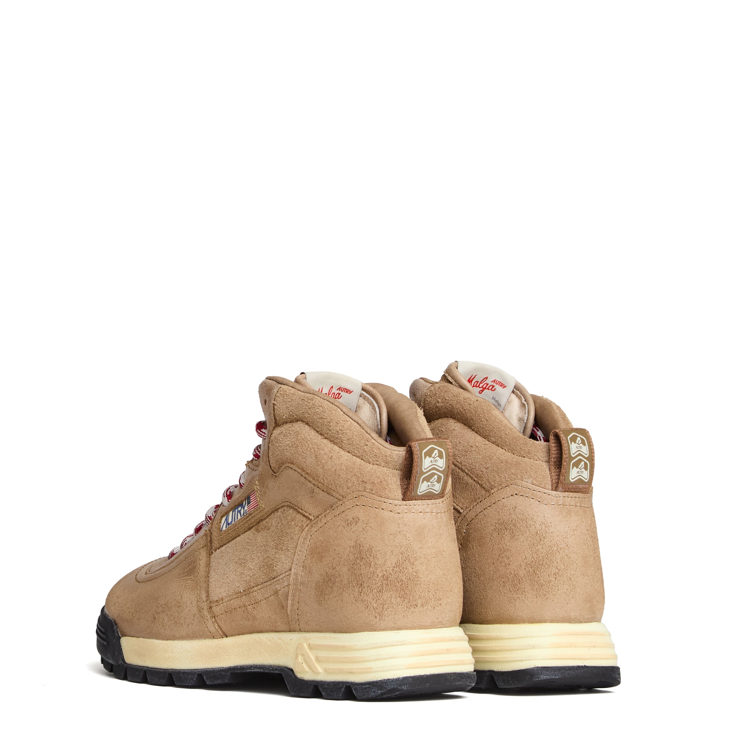 Malga Mid Cigar Suede Sneakers
