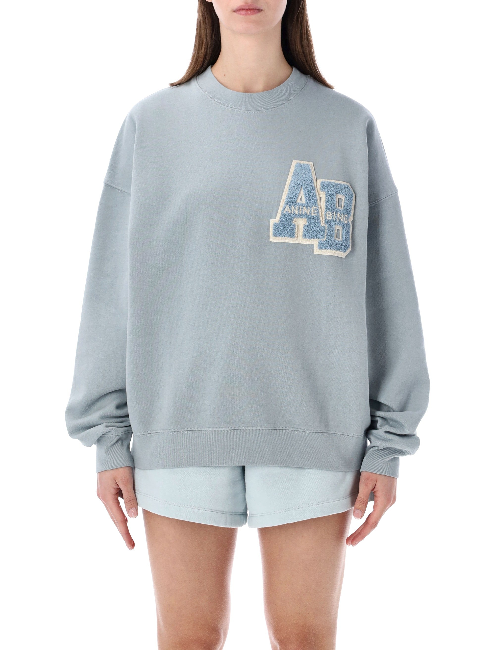 Miles Oversized Letterman Sweatshirt