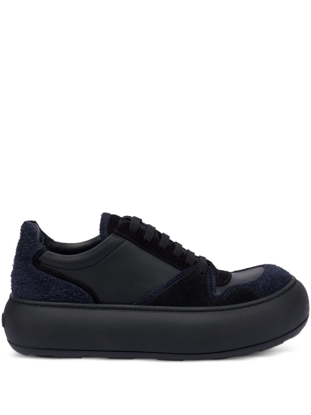 Textured Silk and Nylon Low-Top Sneakers
