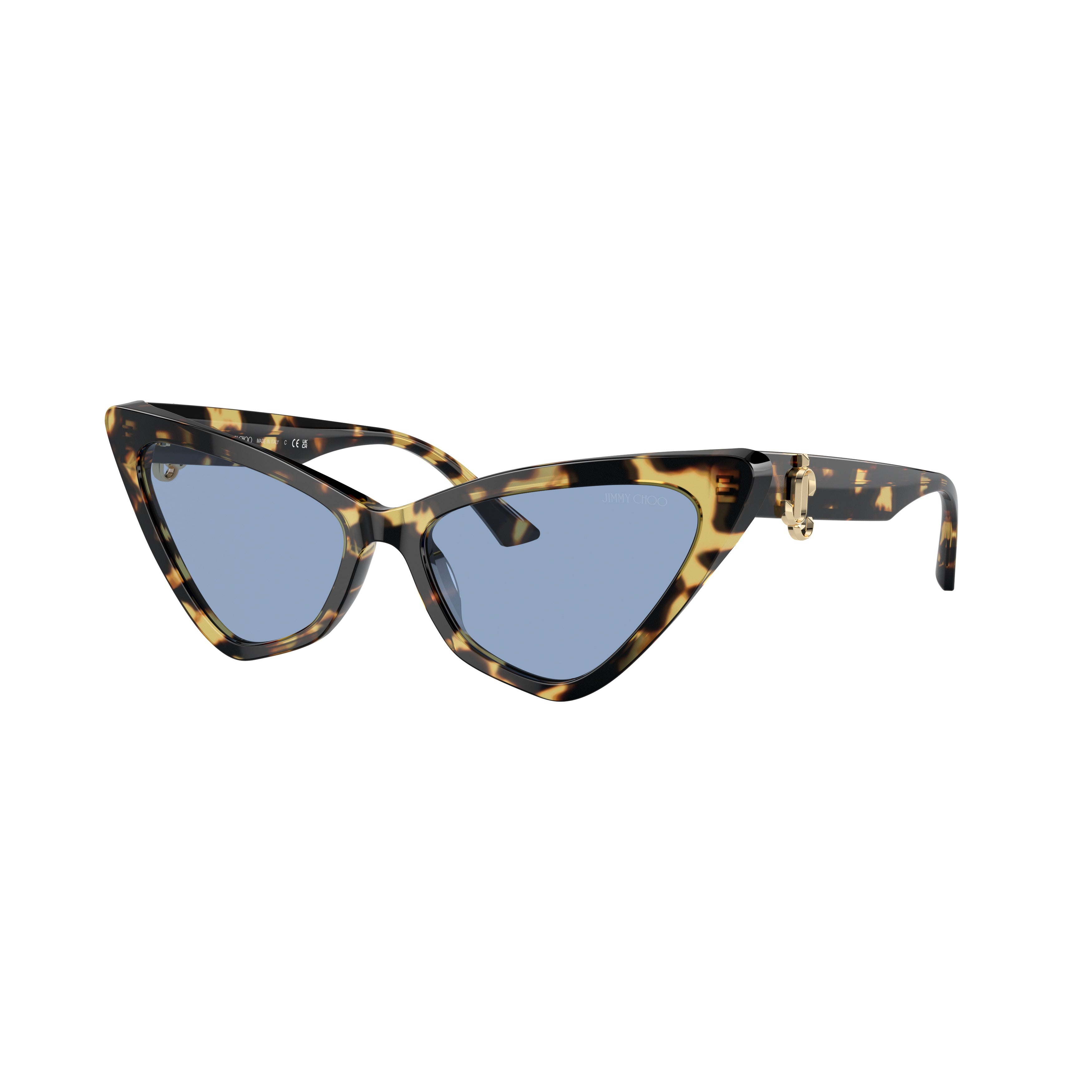 0jc5008 Bold Tortoiseshell Cat-Eye Sunglasses