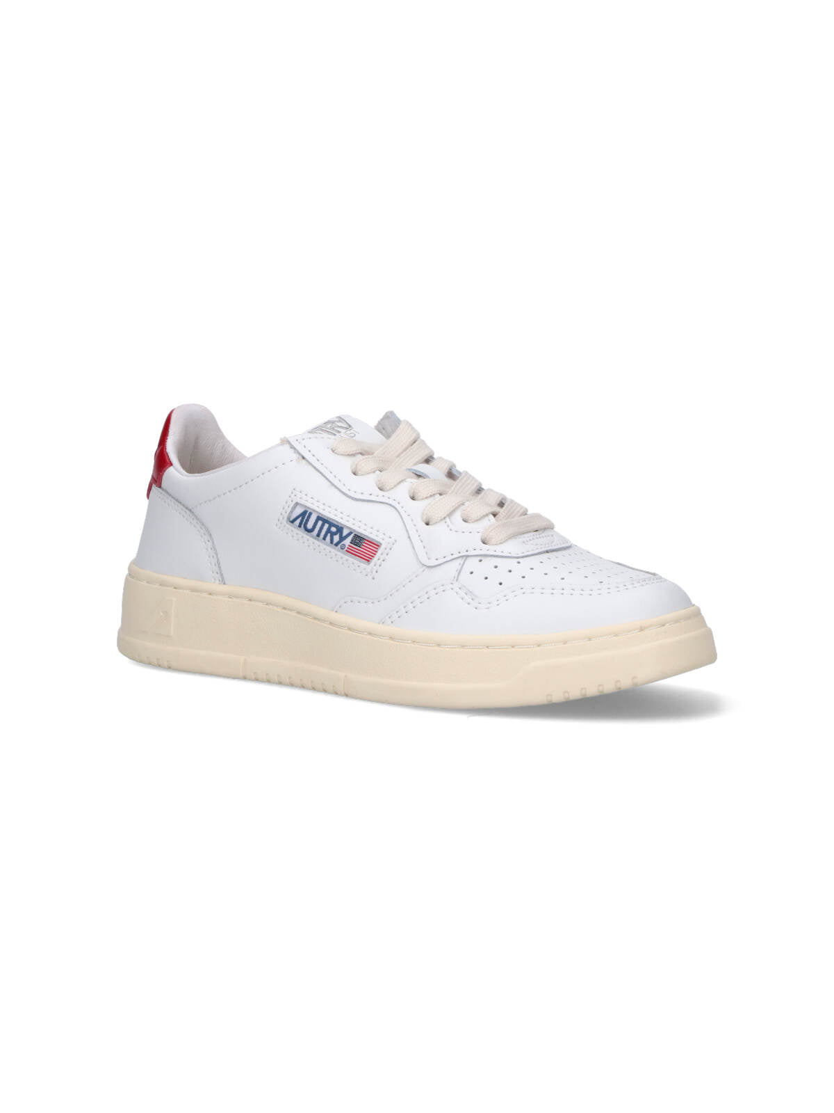 Medalist' Low-Top Sneakers In White Leather