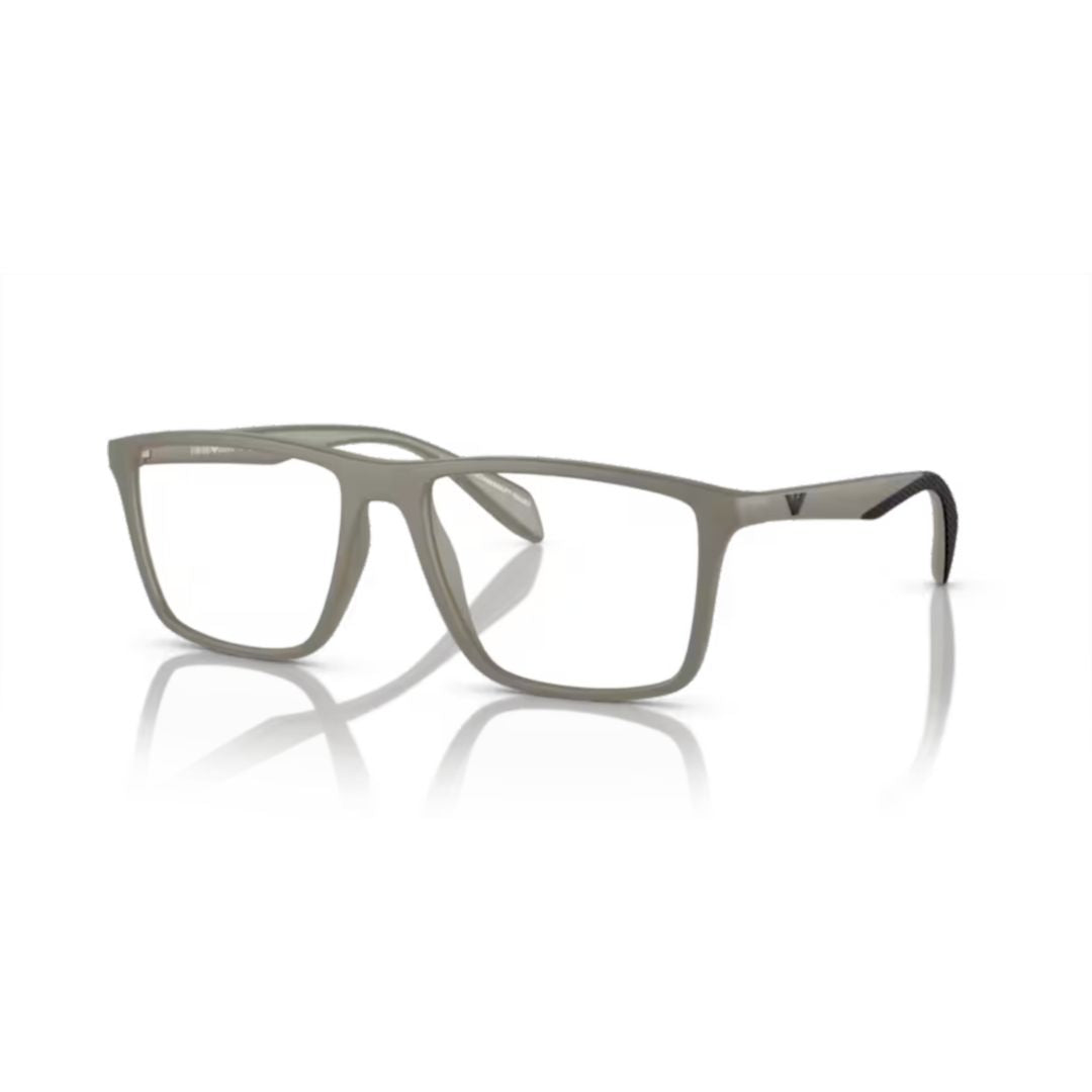 3230 Vista Matte Finish Rectangular Eyeglass Frames with Gradient Temples