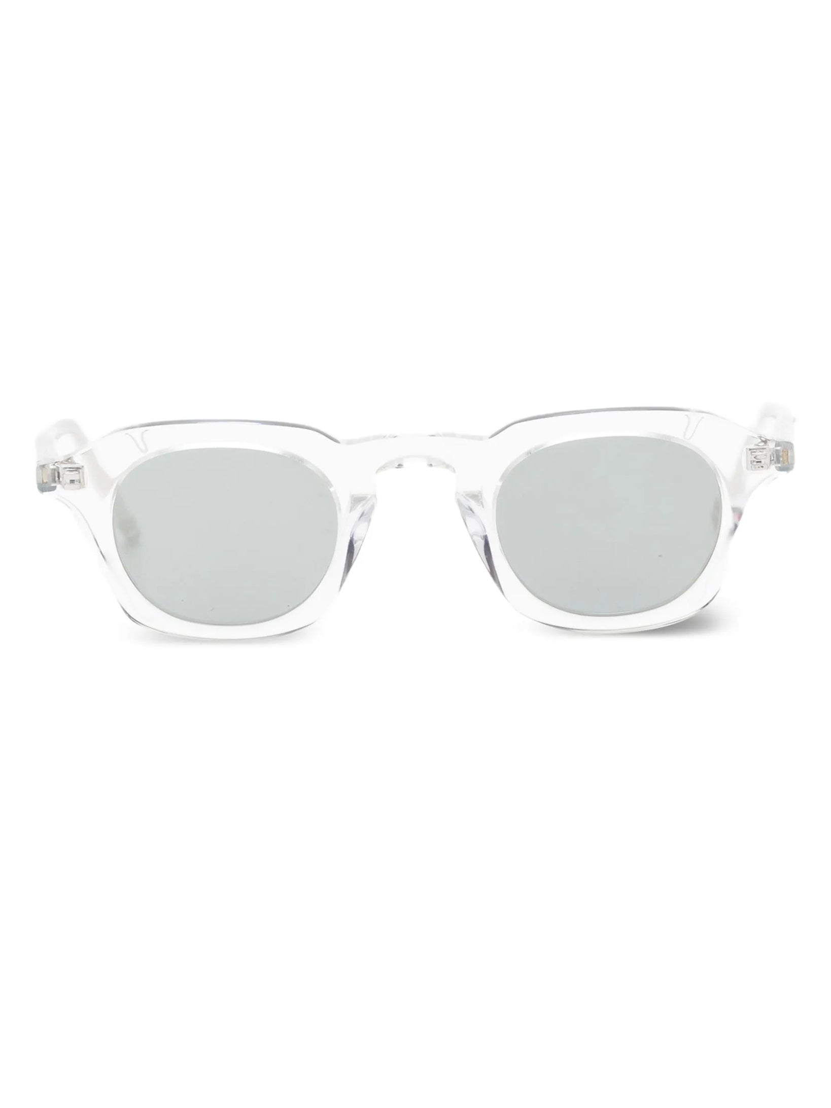 Phantos-Shape Crystal Acetate Sunglasses With Silver-Tone Temples Ues414A - G0002