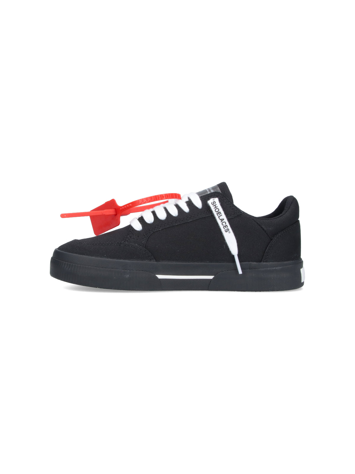 Black Arrow Logo Canvas Sneakers