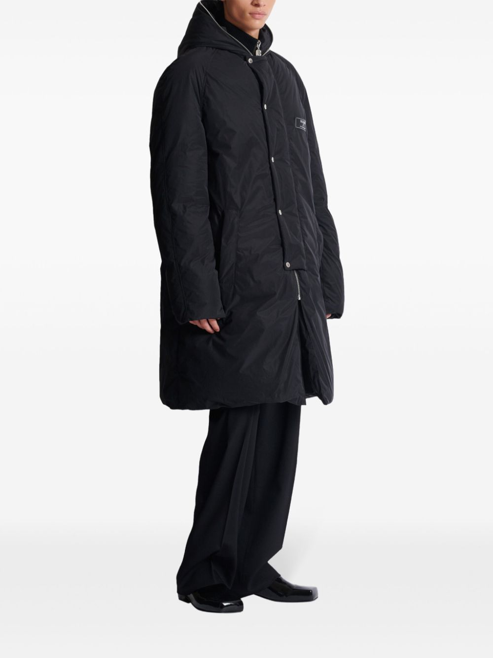 Satin-Trimmed Black Jacket