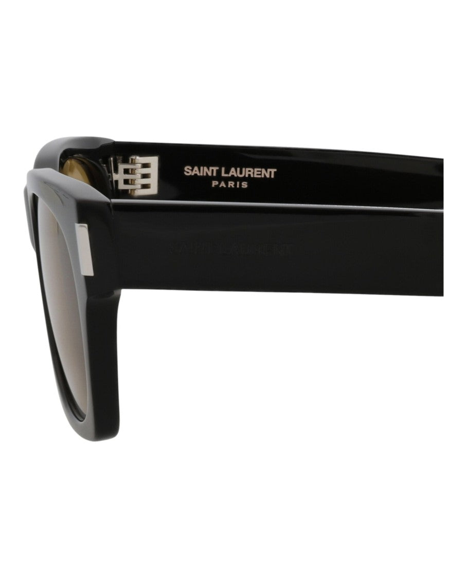 Square-Frame Acetate Sunglasses With Saddle Nose Bridge