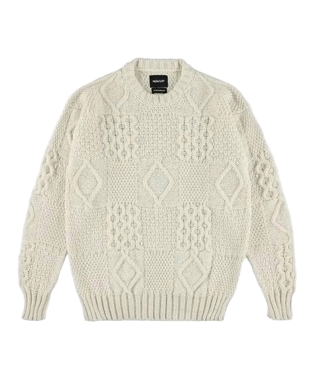 Textured Knit Sweater in Soft Wool