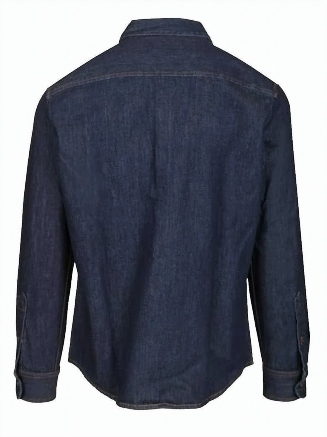 Denim Shirt With Button-Down Front