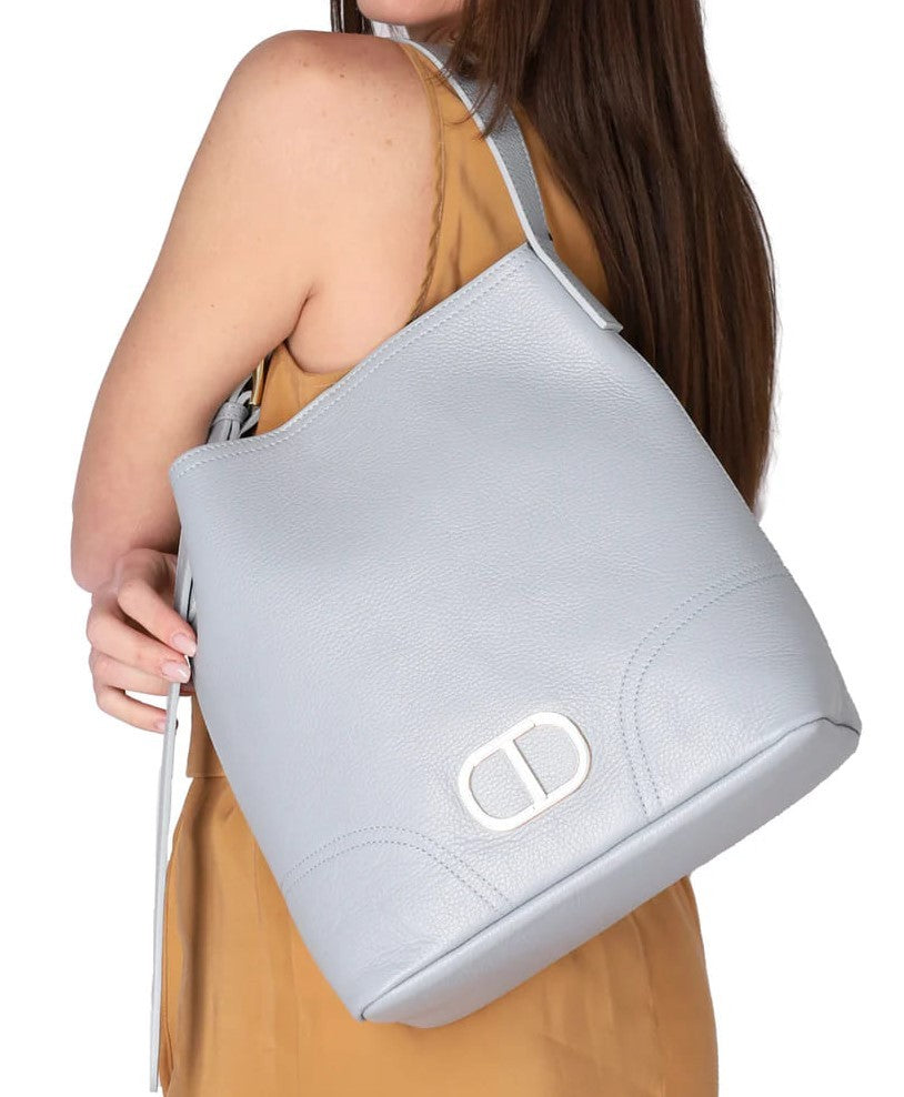 Blue Tear 'New York' Hobo Bag