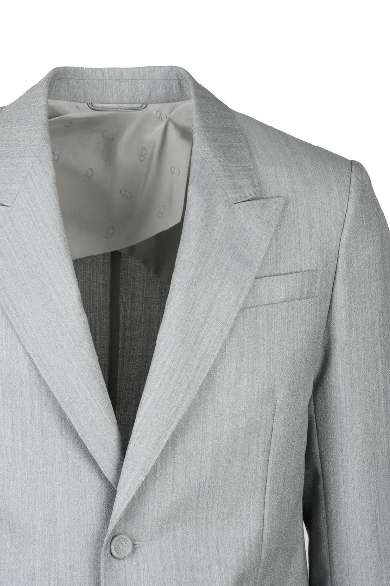 Wool Mohair Jacket - Light Grey