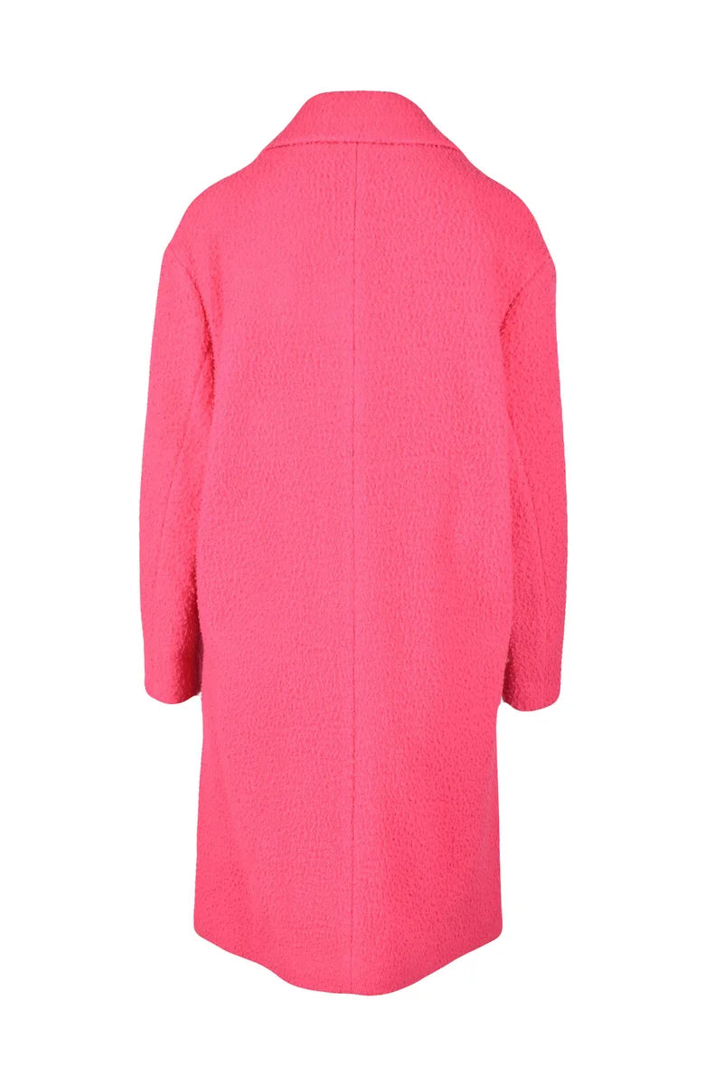 Virgin Wool Coat - Fuchsia