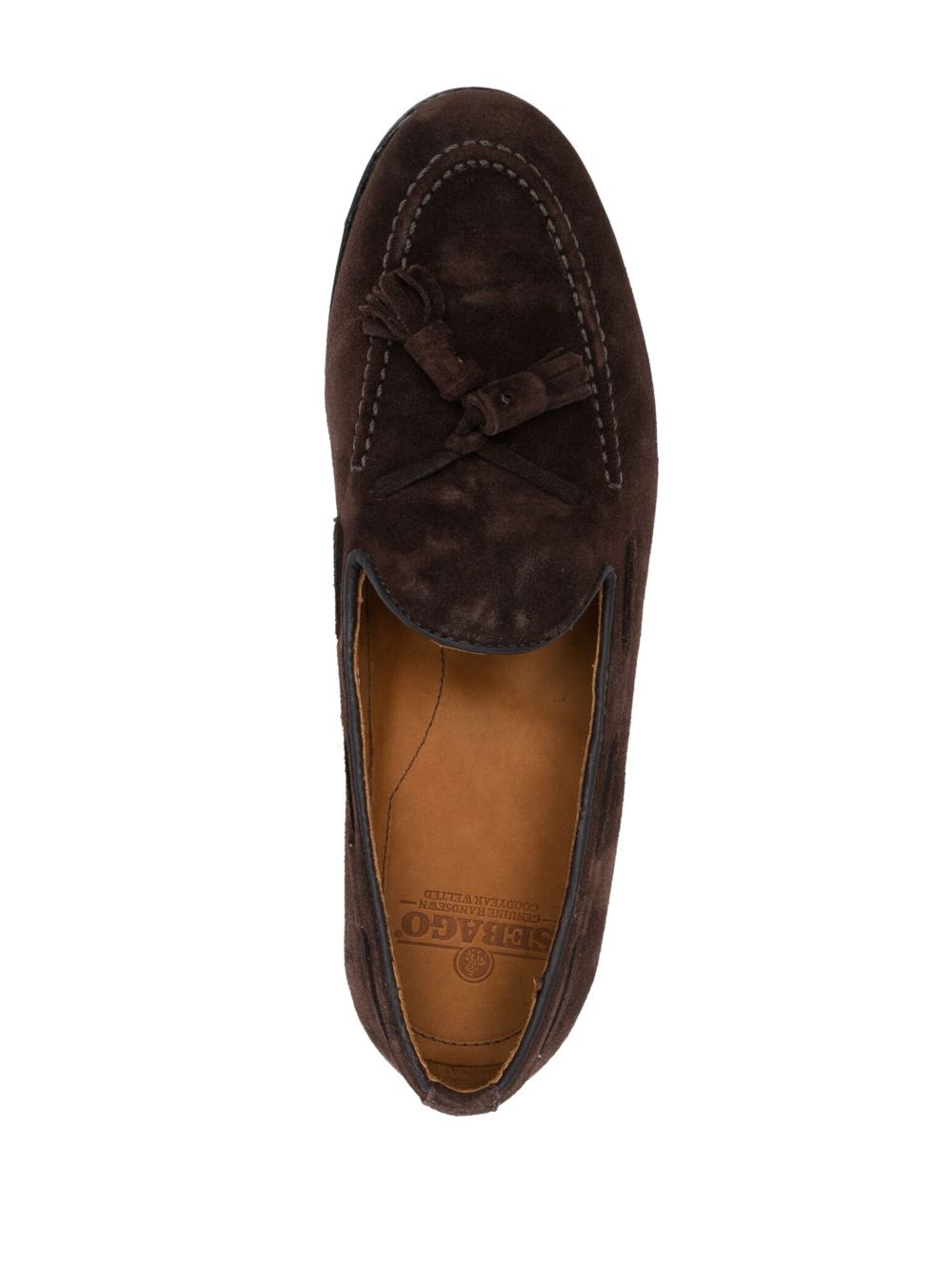 Classic Suede Loafers with Decorative Tassels