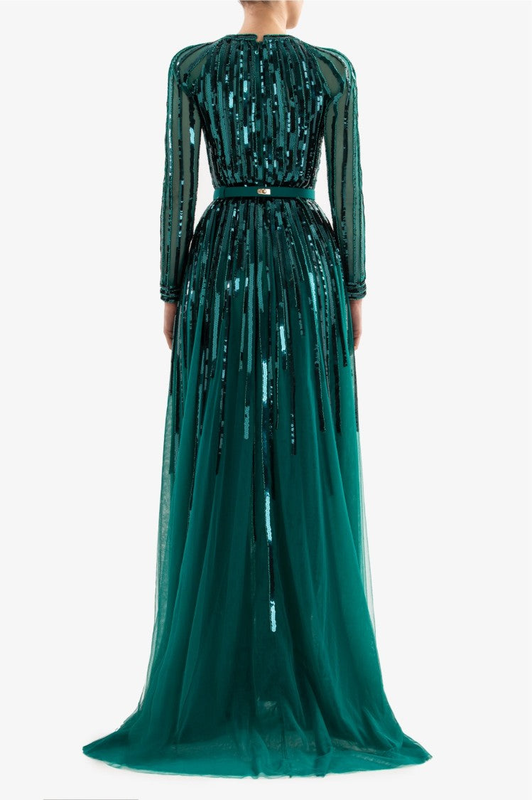 Sequin Long Dress