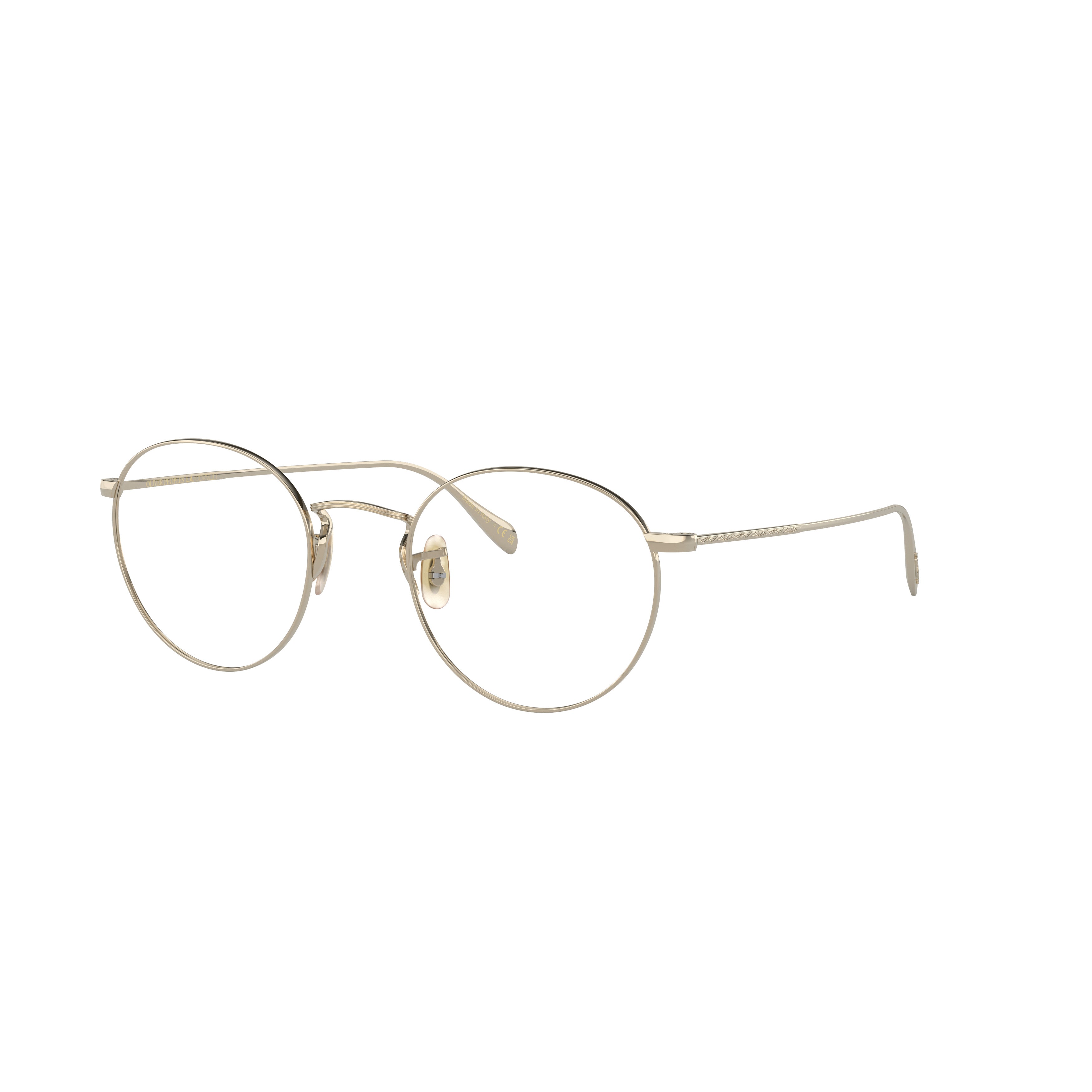 0ov1186 Thin Round Metal Frame Eyeglasses with Double Bridge
