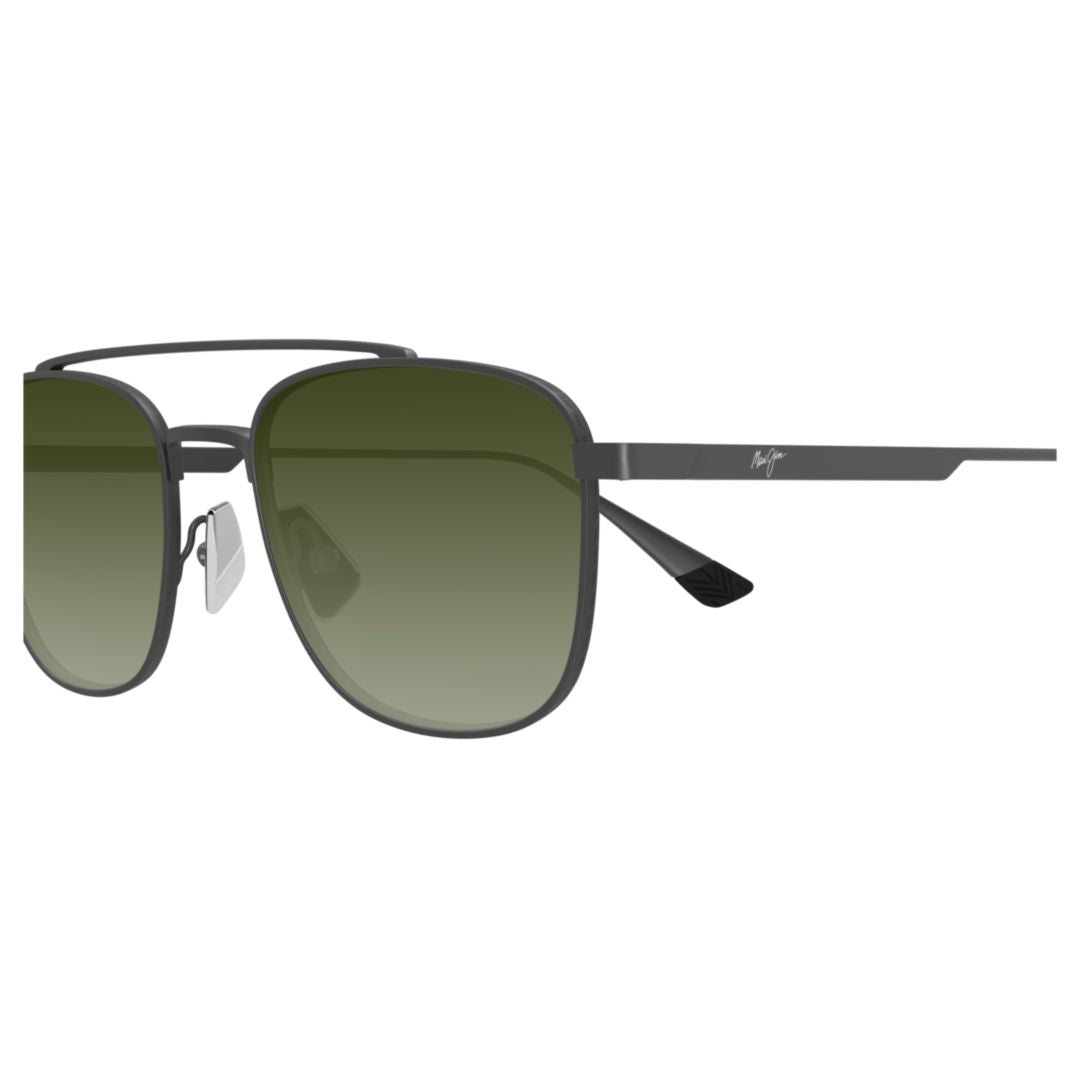 Kahana Rectangular Gradient Tint Sunglasses with Double Bridge Design