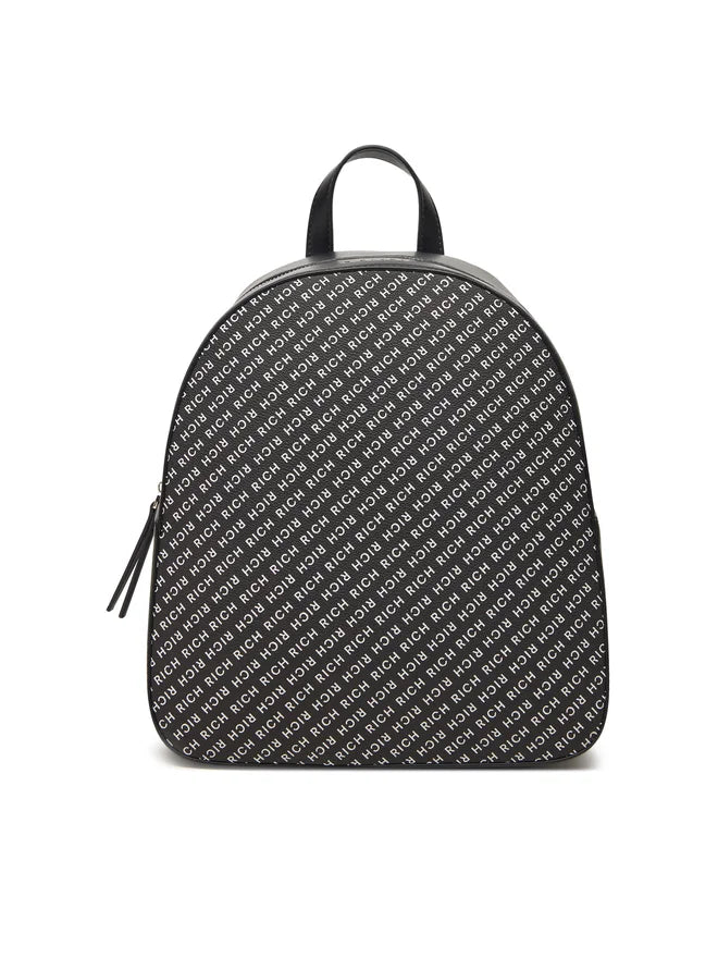 Eco-Friendly Leather Backpack with Textured Pattern