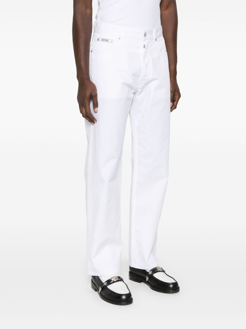 Classic White Trousers
