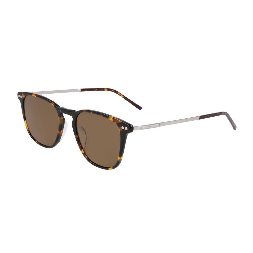 Zs22703Sp Squared Frame Celluloid Sunglasses