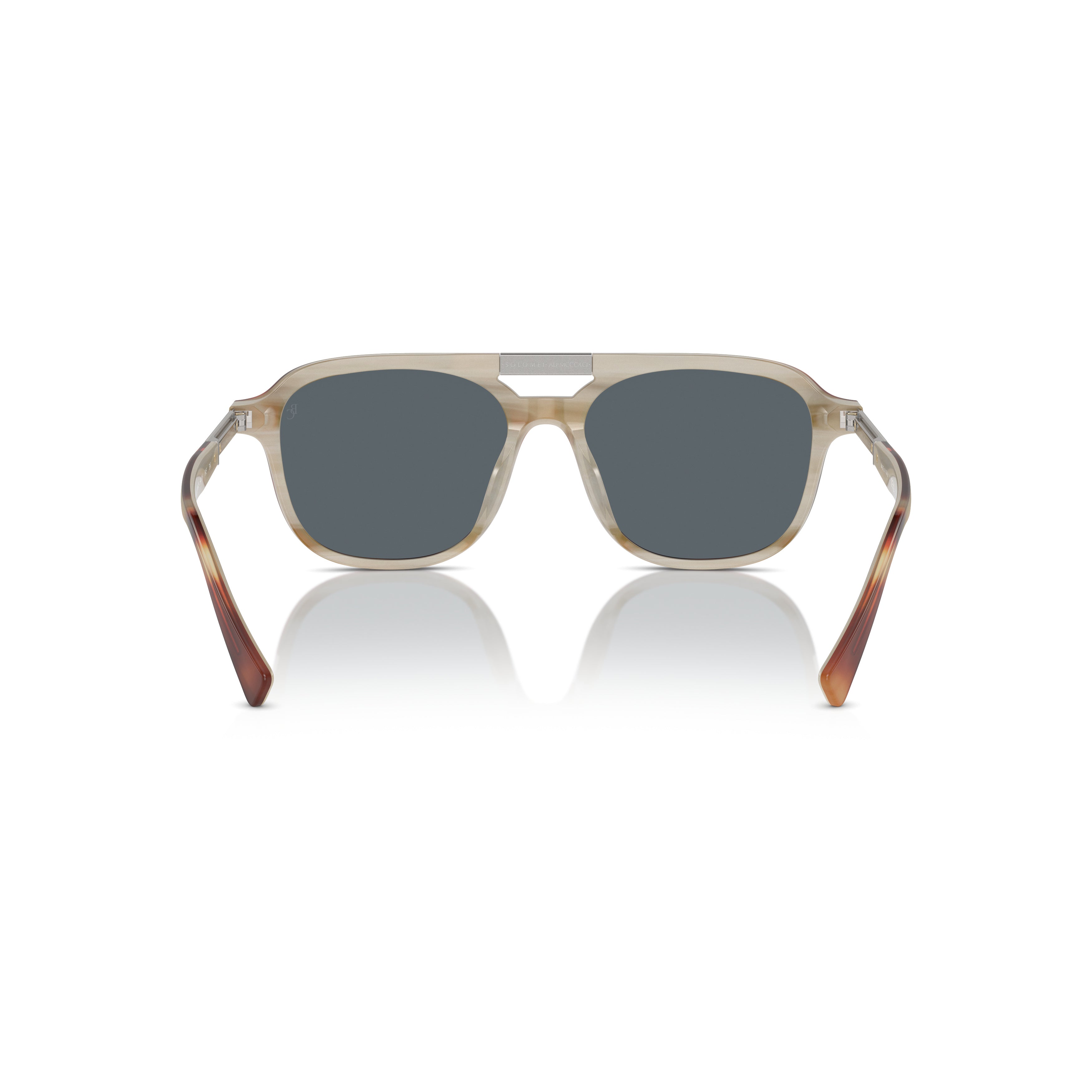 0bc4001s Tortoiseshell Acetate Sunglasses with Distinctive Cut-Out Bridge