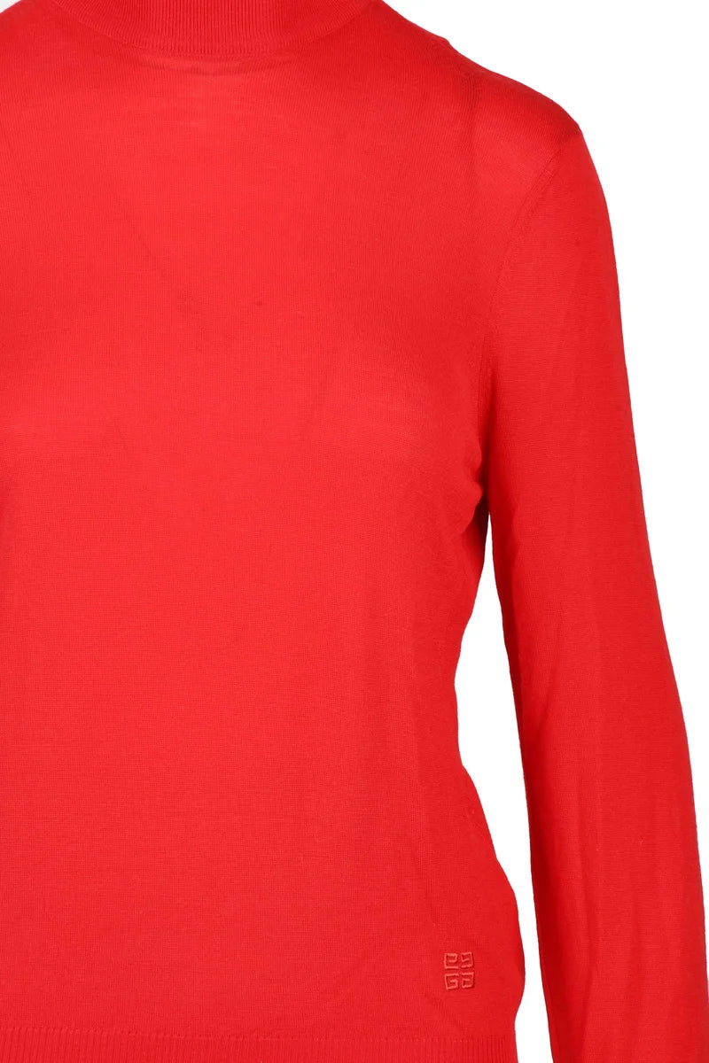 Wool Turtleneck - Red