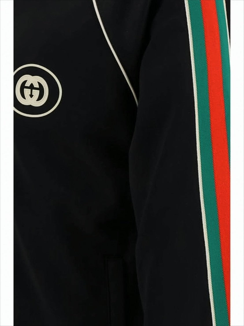 Zip-Up Jacket with High Collar