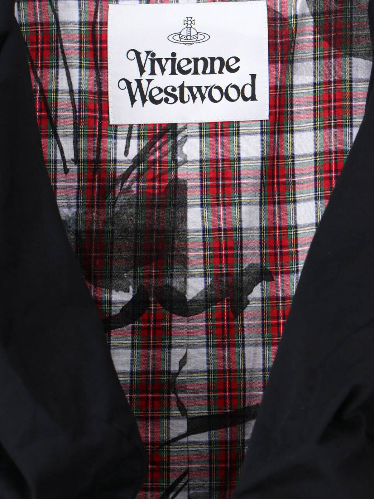 "Tartan" Monopetto Blazer – Black