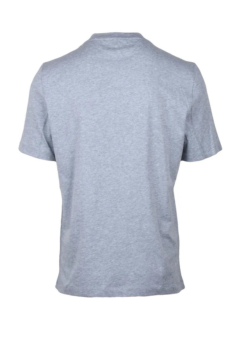 Cotton T-Shirt with Cityscape Sketch