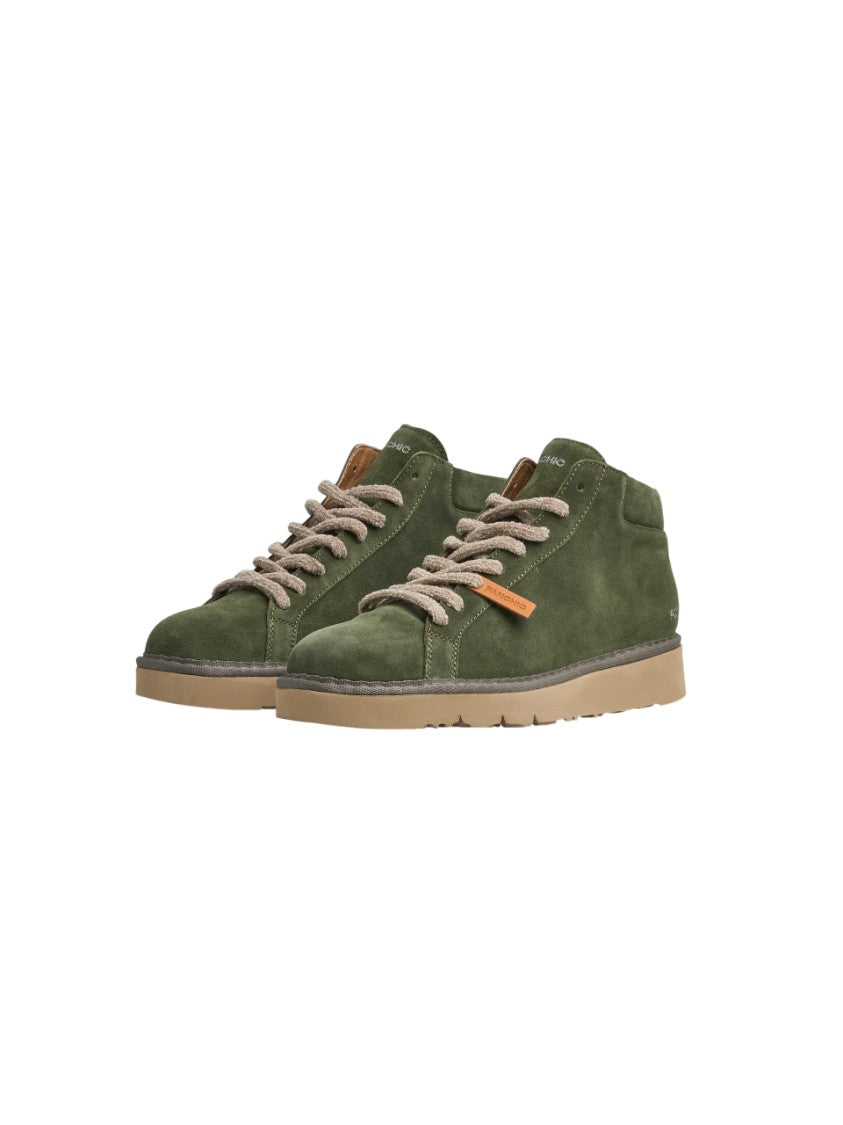 Men's Green Suede Ankle Boots