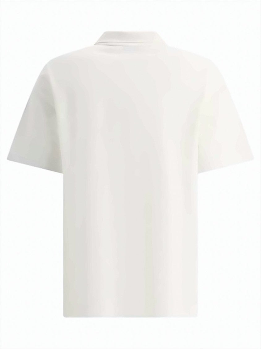 Short-Sleeve Polo Shirt with Traditional Collar