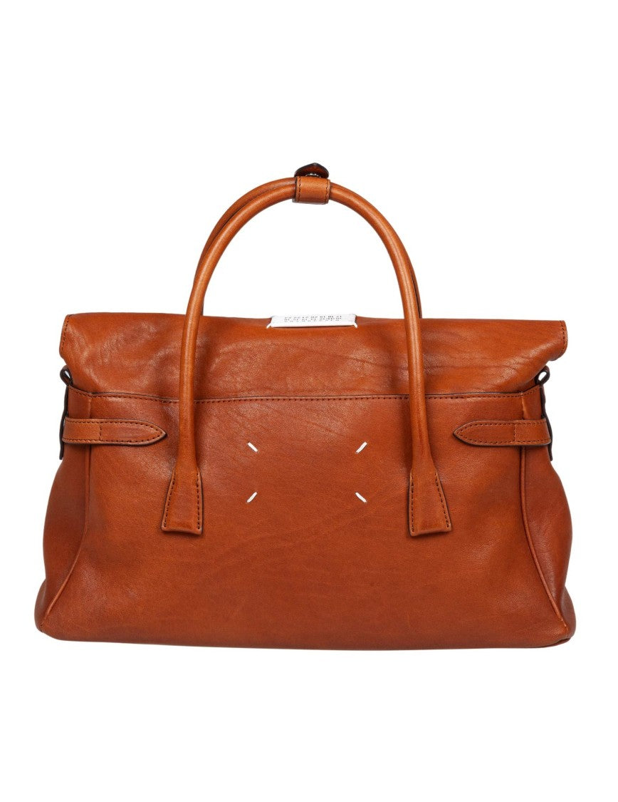5Ac Handbag In Vintage Cognac Leather