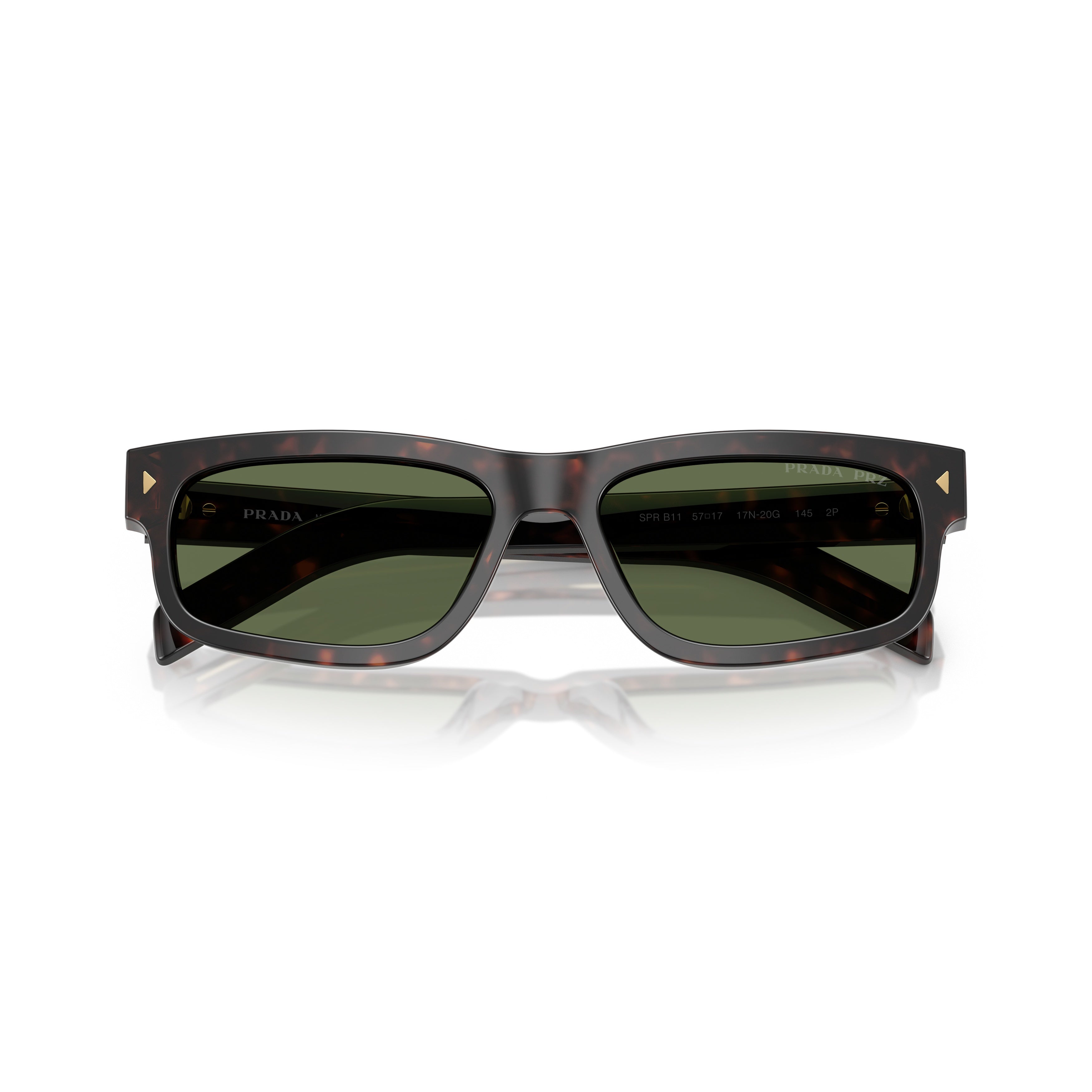 0pr B11s Rectangular Tortoiseshell Sunglasses
