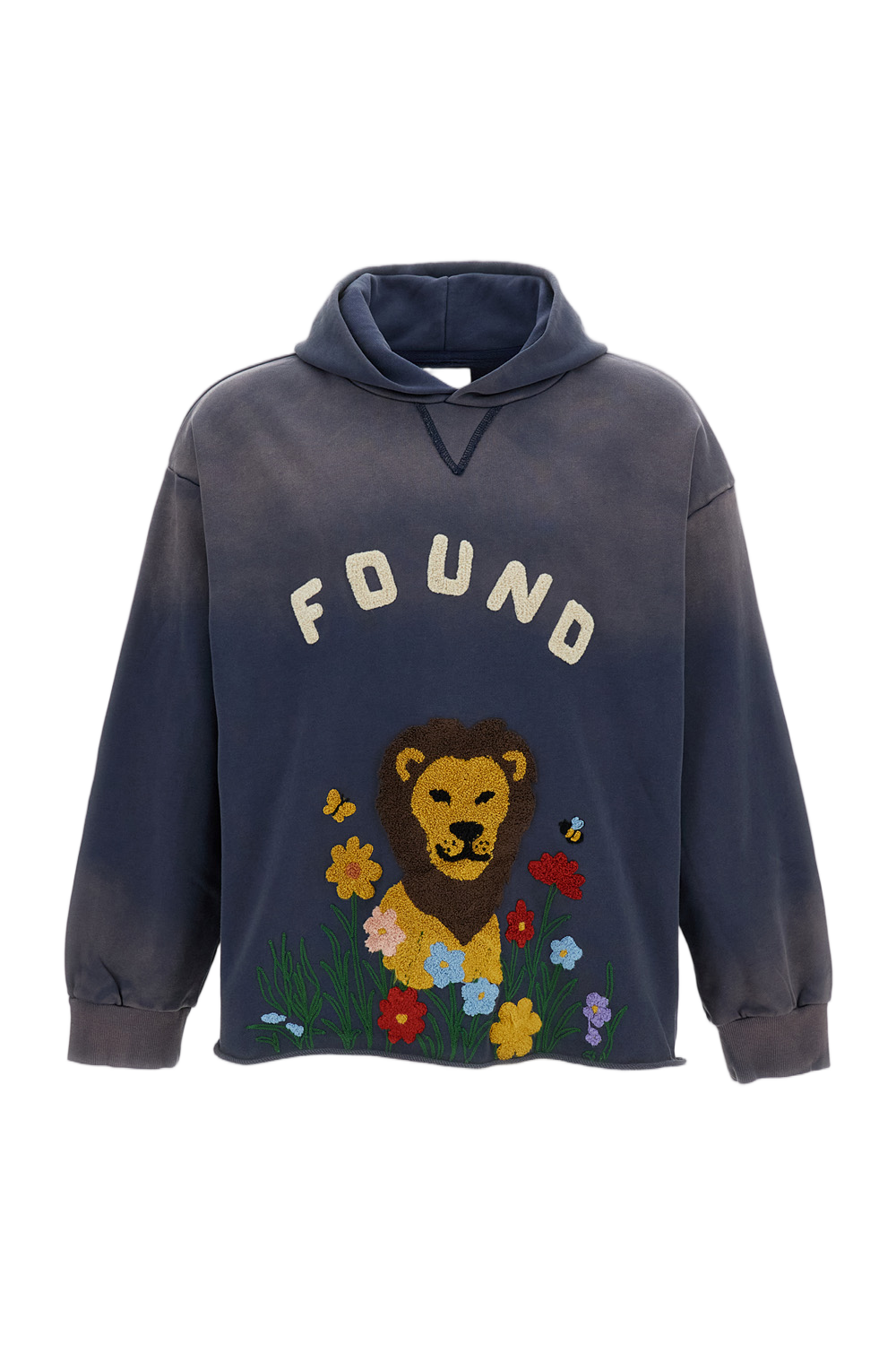 Chenille-Embroidered Mid-Weight French Terry Hoodie