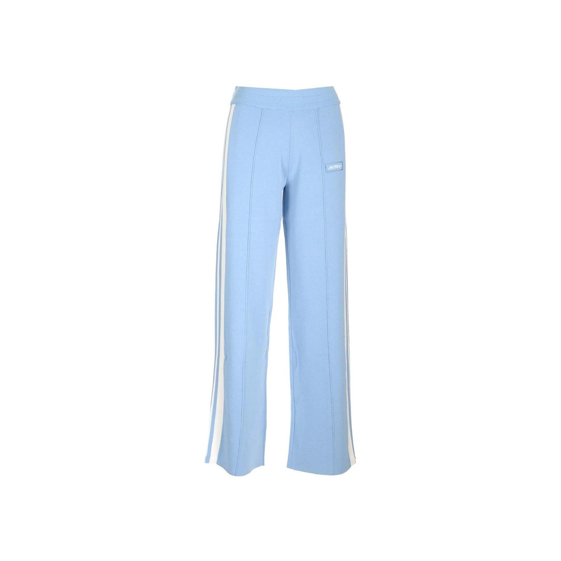 High-Waisted Track Pants With Embroidered Logo Detail