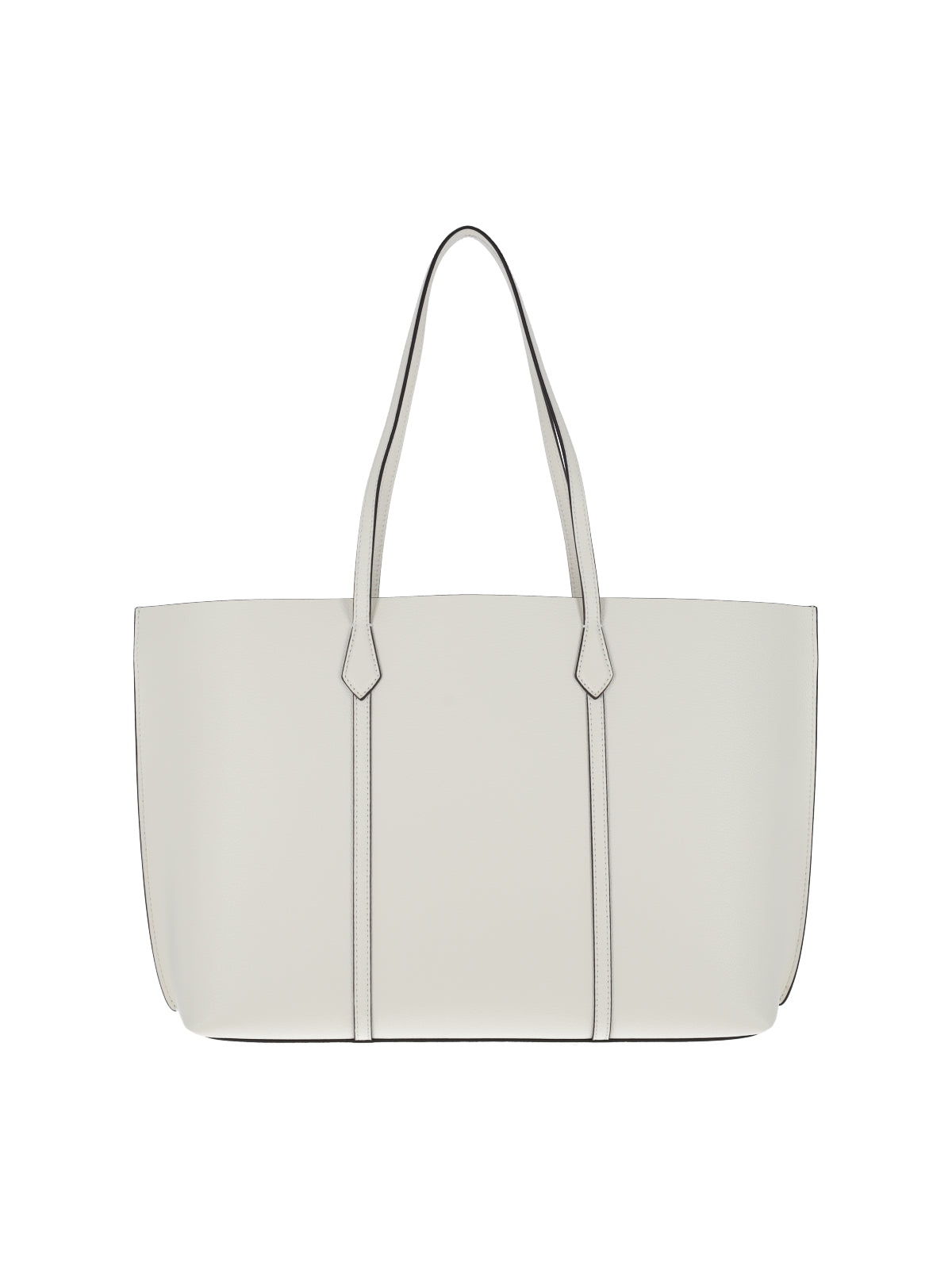 White Perry Calf Leather Tote