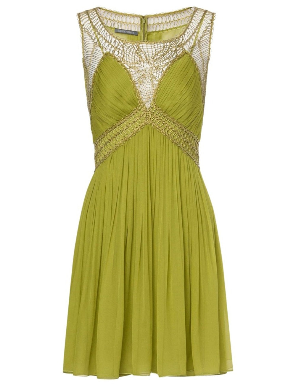 Olive Green Short Dress
