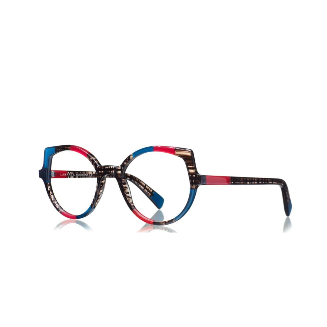 Mosaico 149 Round Mosaic Pattern Eyeglass Frames in Acetate