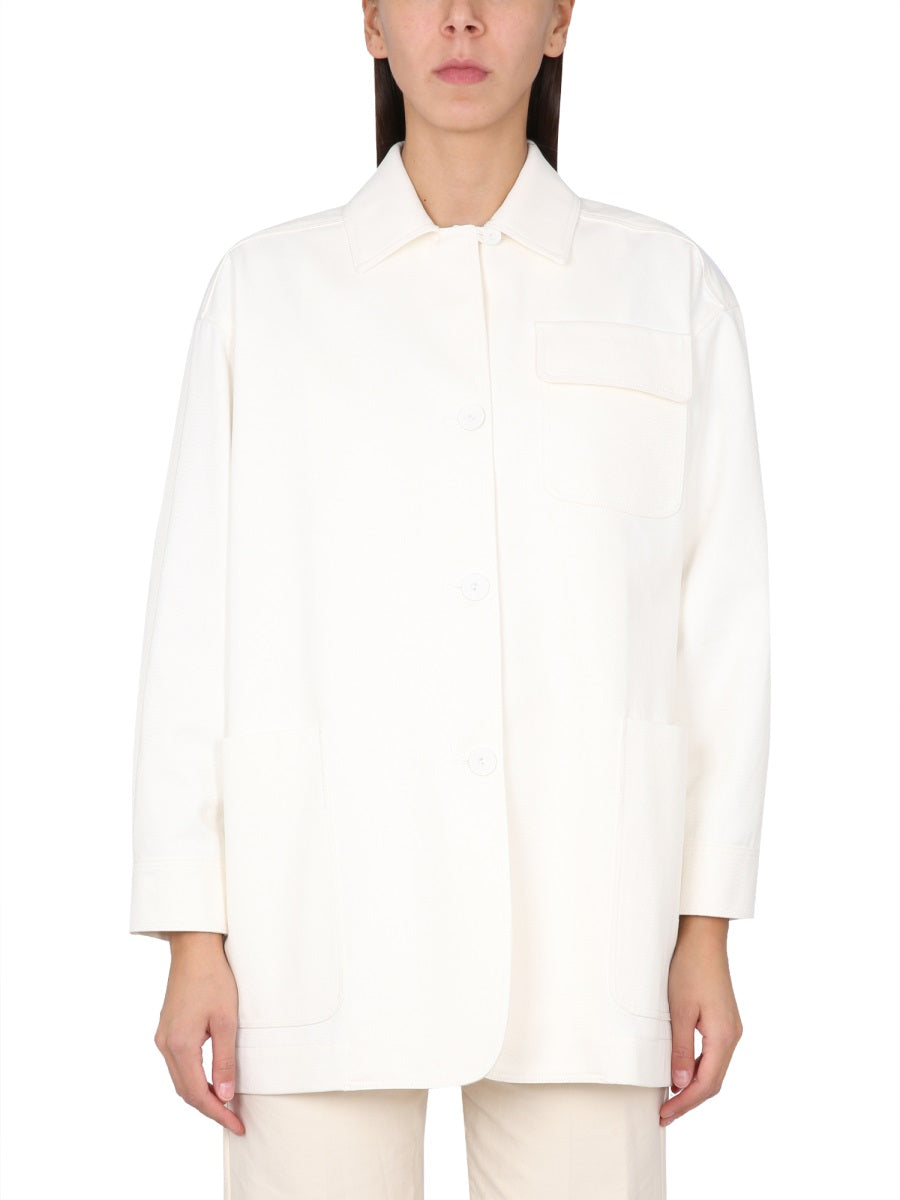 Ragtime Jacket with Classic Collar and Button Closure
