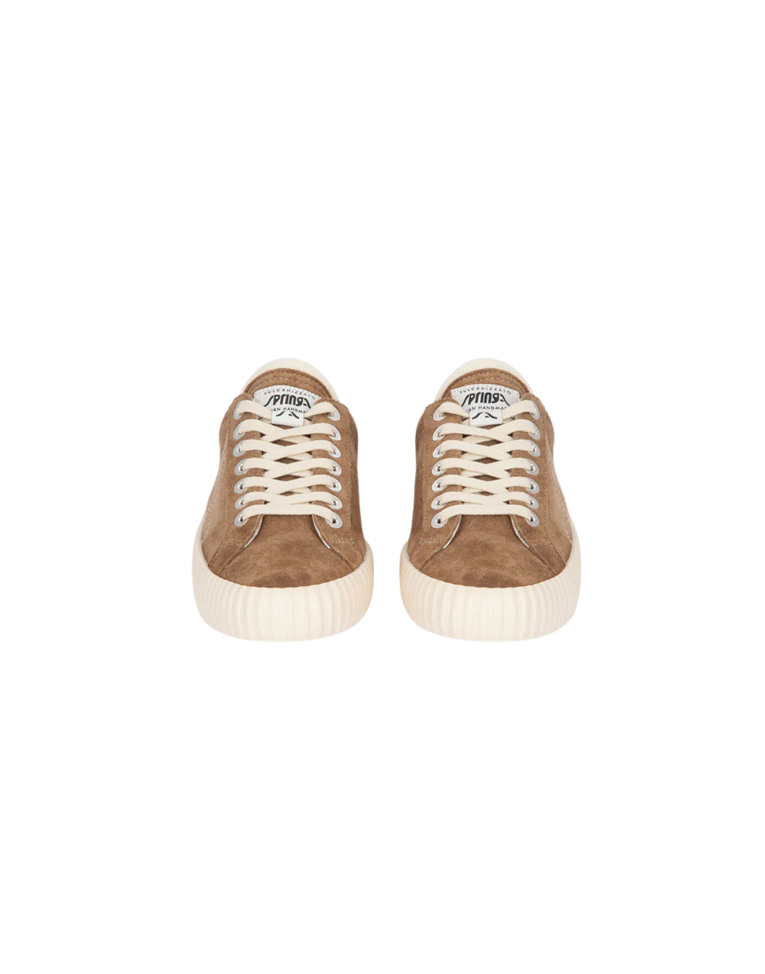 Taupe Wavy Suede Sneakers