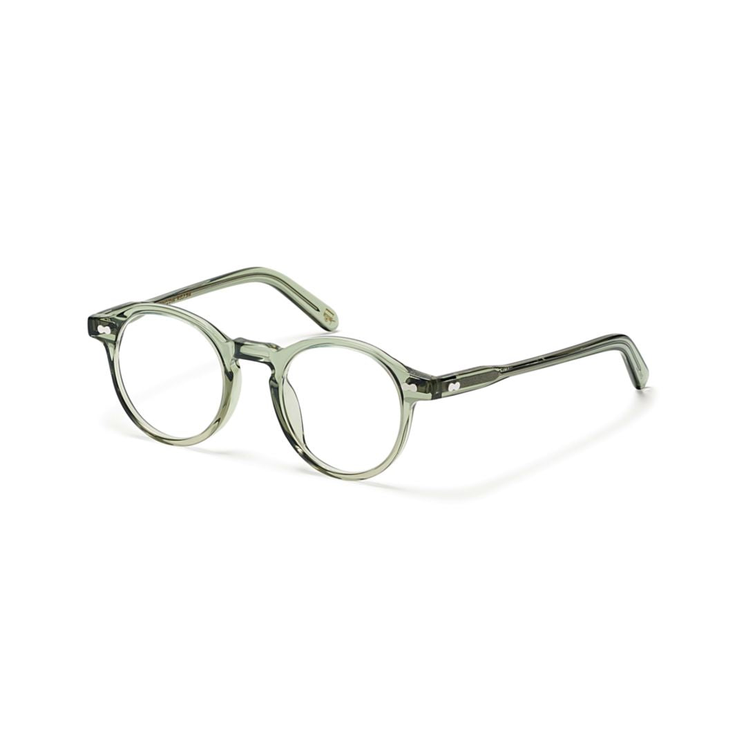 Or-Mil-O Miltzen Translucent Acetate Round Frame Eyeglasses