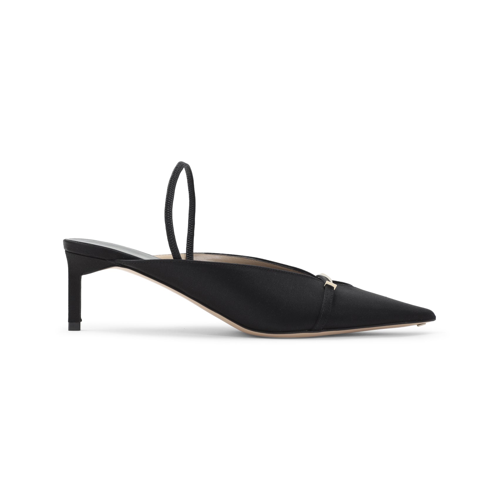 Pointed-Toe Muless with Subtle Metallic Accent