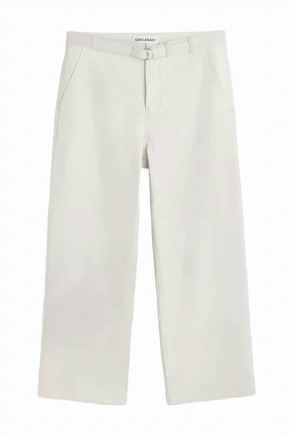 Straight-Leg Cotton Pants with Design