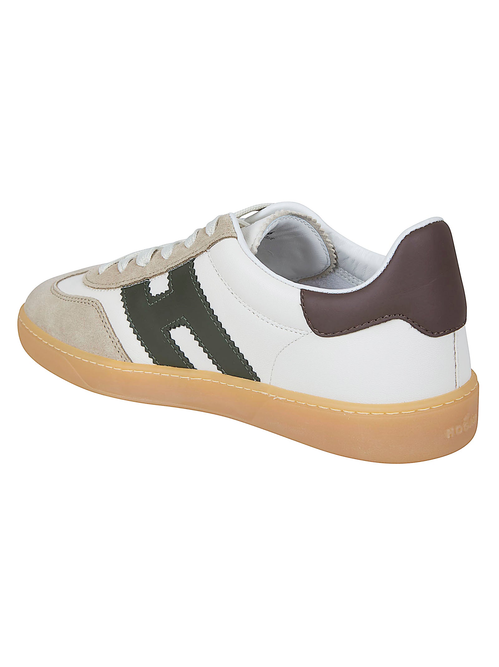Retro-Contemporary Sneakers with Serrated 'H' Logo
