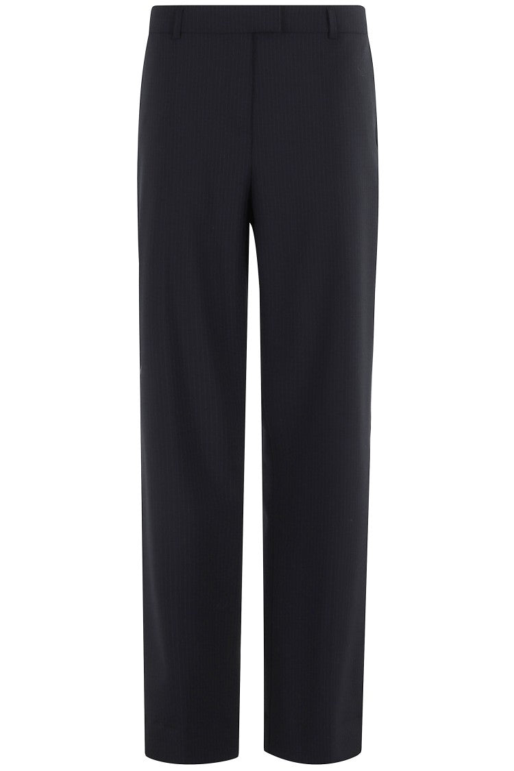 Tailored Blue Pinstripe Pants