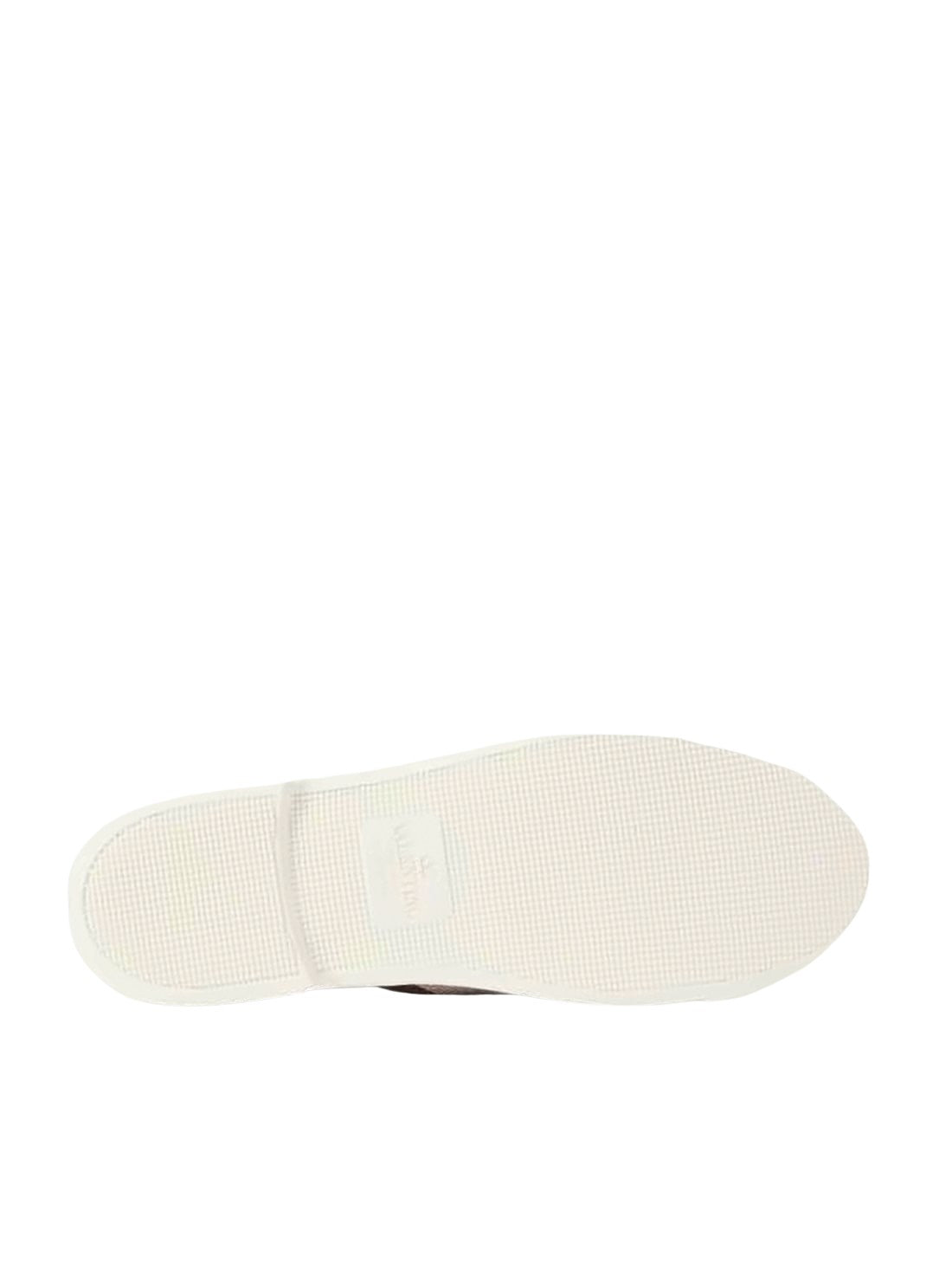 Low-Profile Textured Cotton Valentino Garavani Sneakers
