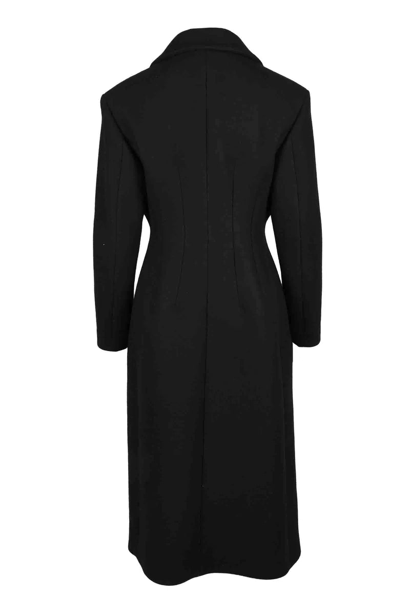 Virgin Wool Coat - Black