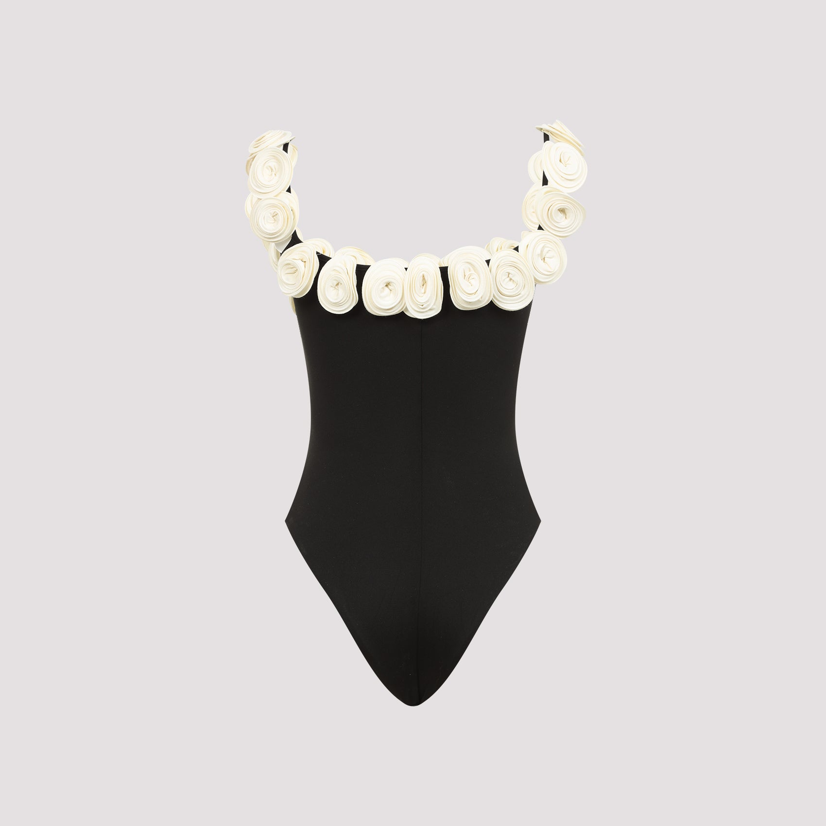 Swimwear With Decorative Rosettes And Flattering Fit
