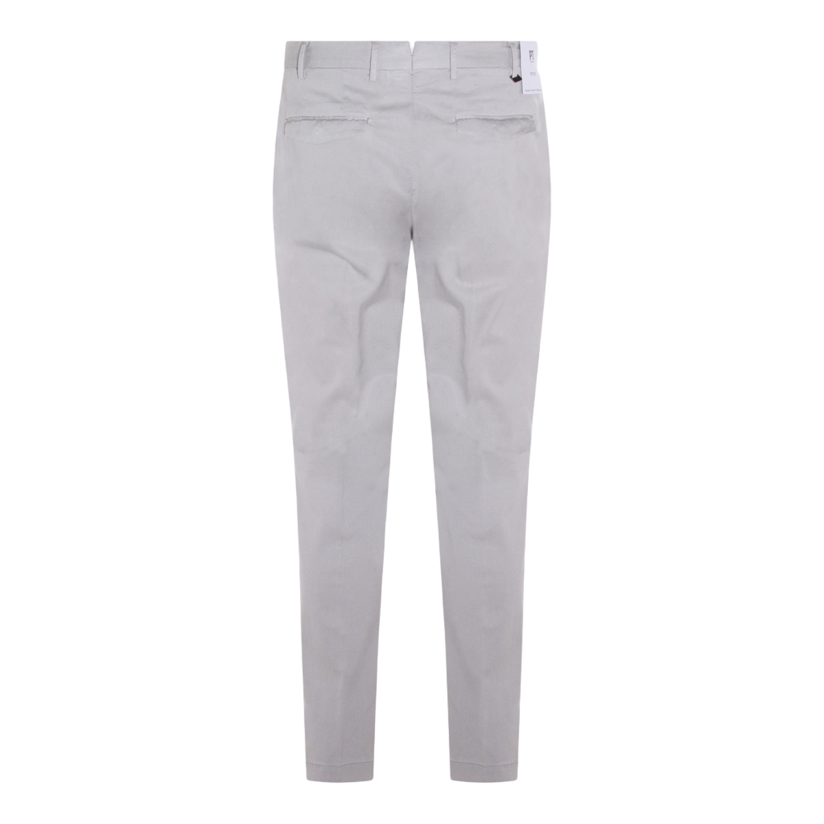 Classic Tailored Grey Trousers With Straight Leg Design